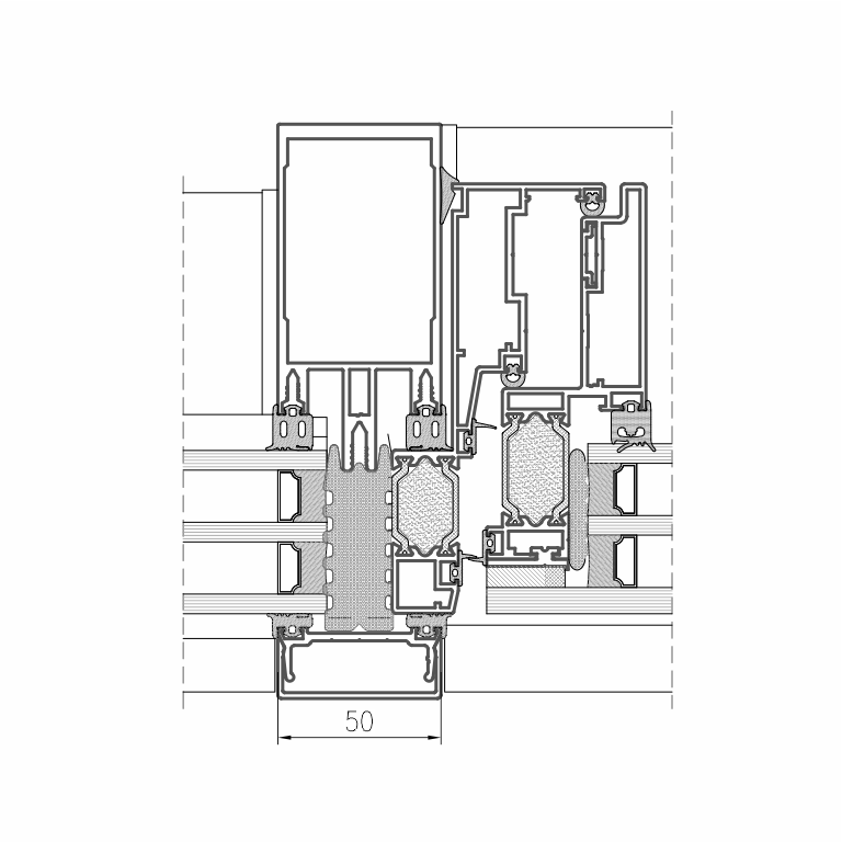 System fasadowy FA 50N SW Yawal - obrazek 2