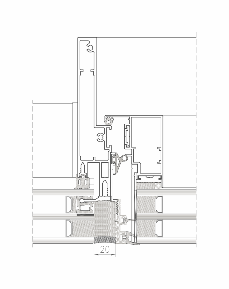 System fasadowy FA 50N INV Yawal - obrazek 3