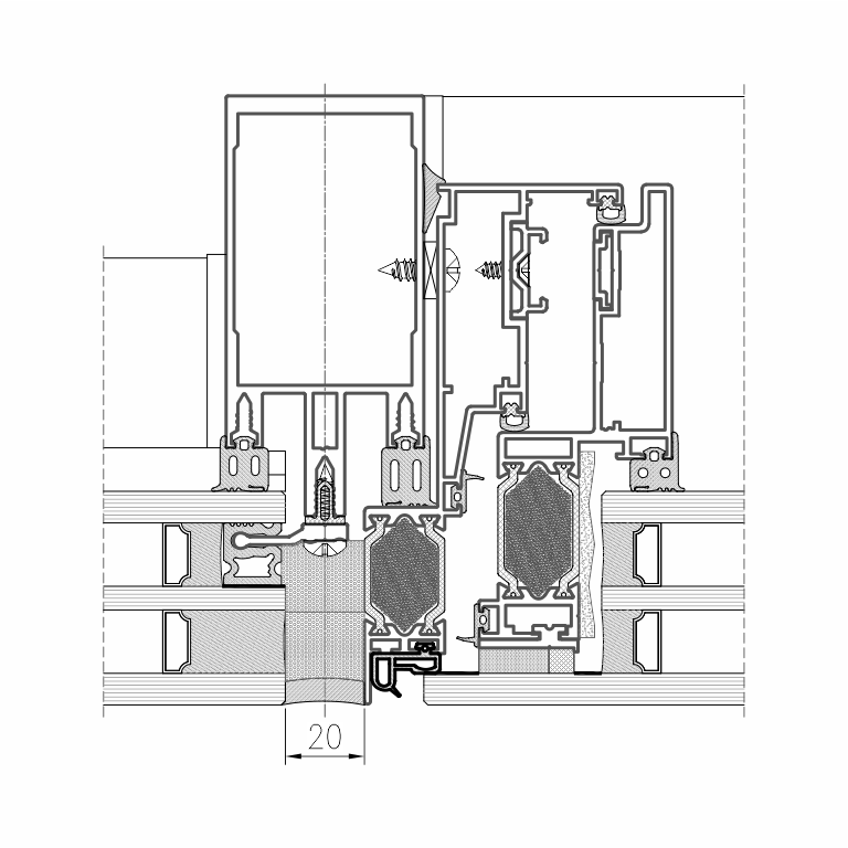 System fasadowy FA 50N SW Yawal - obrazek 3