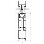 System fasadowy kompatybilny z żaluzjami SkyFlow MB-SR50N ZS ALUPROF - obrazek 4