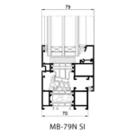 System okienno-drzwiowy z izolacją termiczną MB-79N ALUPROF - obrazek 8